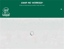 Tablet Screenshot of campnoworries.org